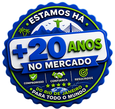 Criação de Sites RJ - Agência de Criação de Sites no RJ 1 selo 20 anos de criação de sites